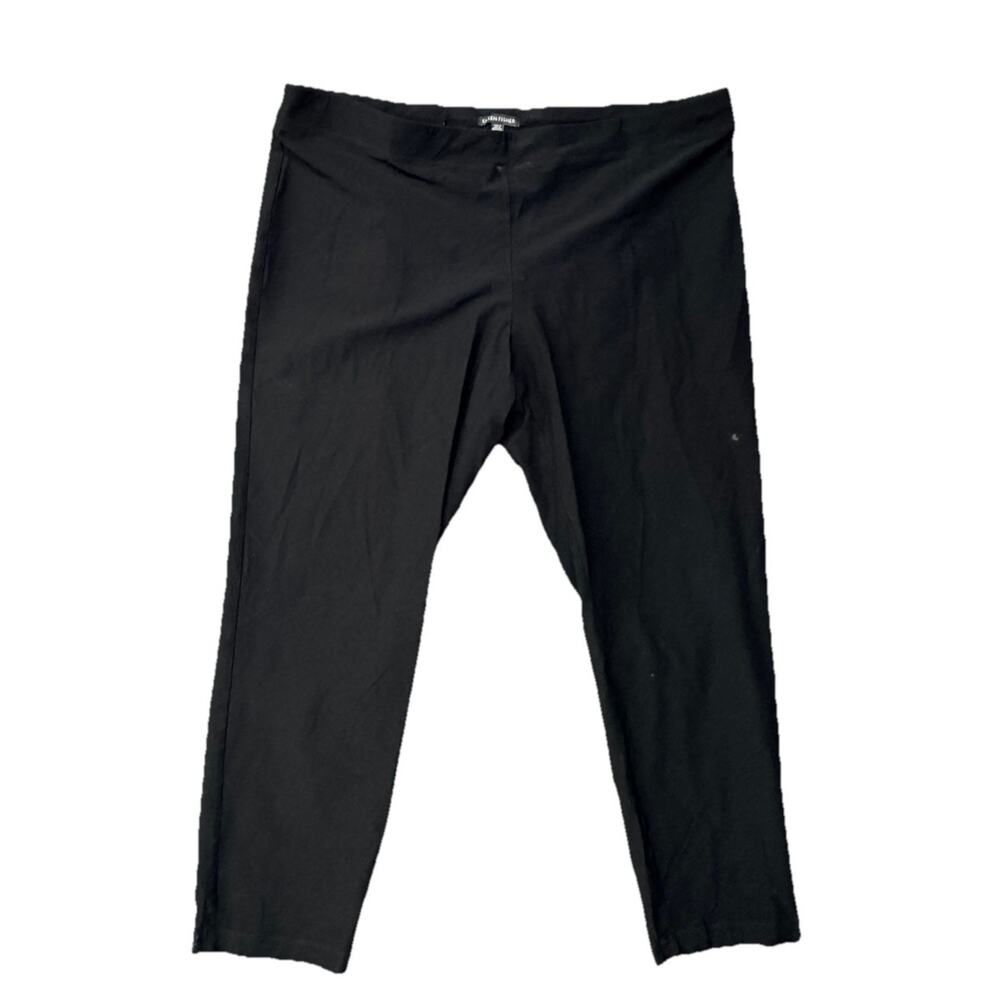 Ellen Fisher Women’s Black XXL Elastic Pull On Pants Viscose